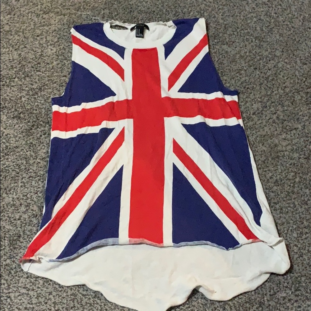 Forever 21 British flag tank